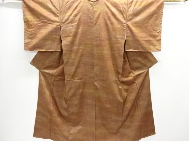 JAPANESE KIMONO / UNUSED TSUMUGI / BOKASHI / WOVEN STRIPE 